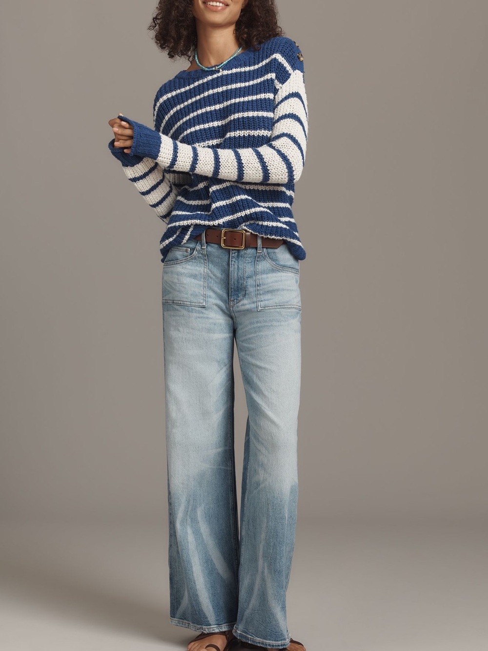 *Anthropologie Pilcro Heritage High Rise Wide Leg Jeans